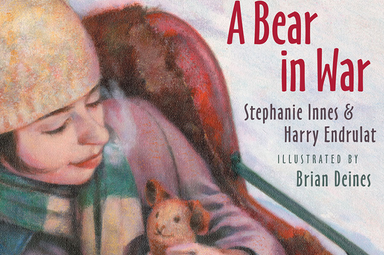 This image shows the cover of the book A Bear in War