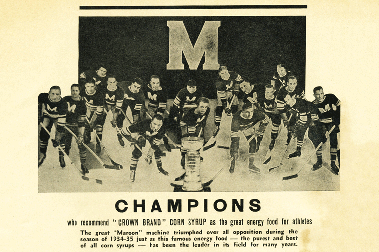 Montreal Maroons Team Photo 1929