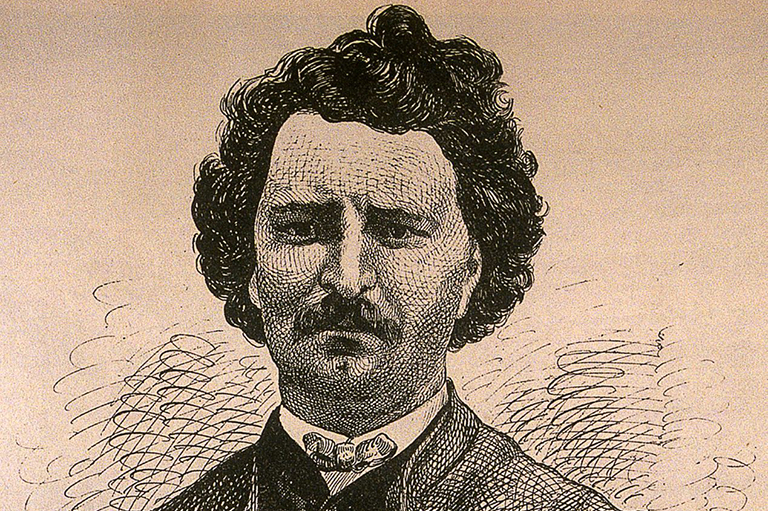This is an image of Louis Riel. 
