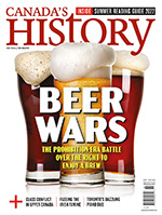 Canada's History cover of the June-July 2022 issue, featuring an illustration of Alexander Mackenzie.