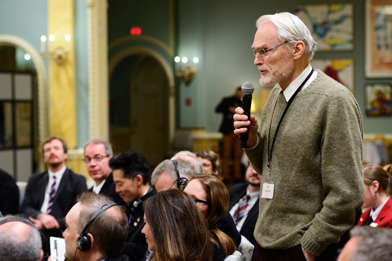 Charles Hou in 2016 at Rideau Hall.