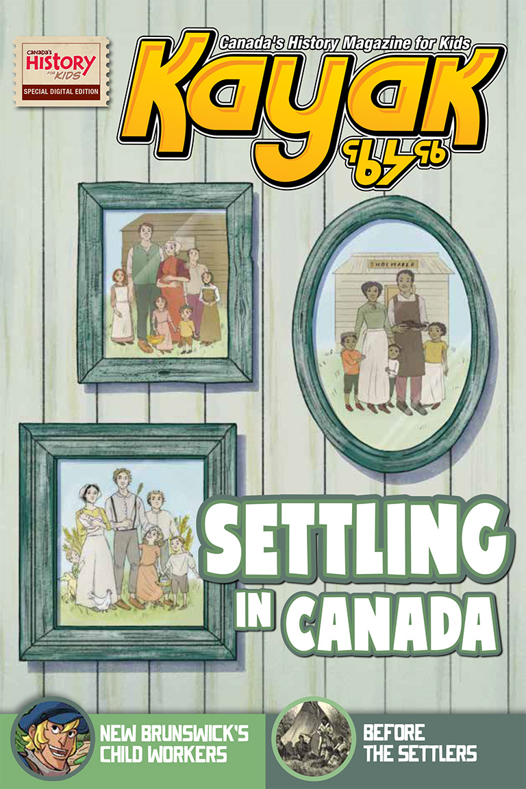Cover of Kayak Settling in Canada issue