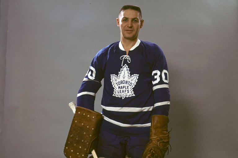  Maple Leafs Johnny Bower and Terry Sawchuk Poster