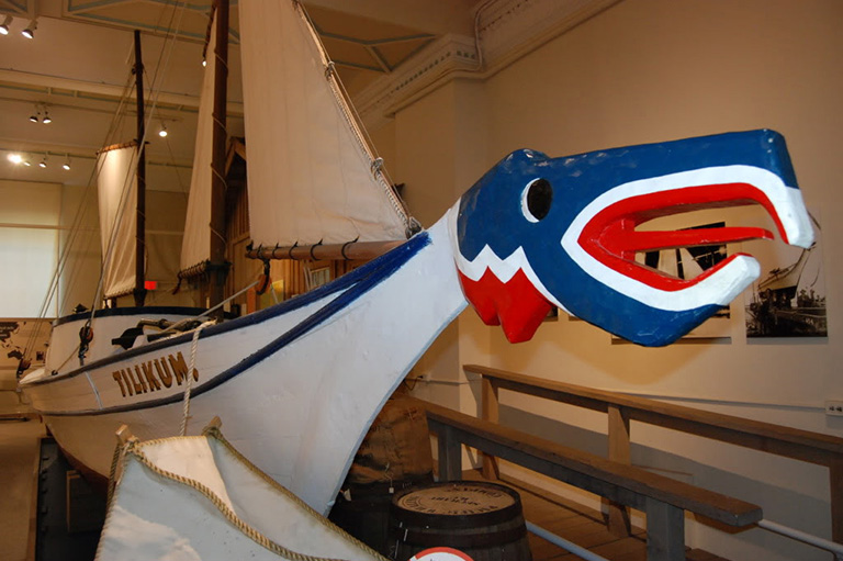 Boat in a museum 
