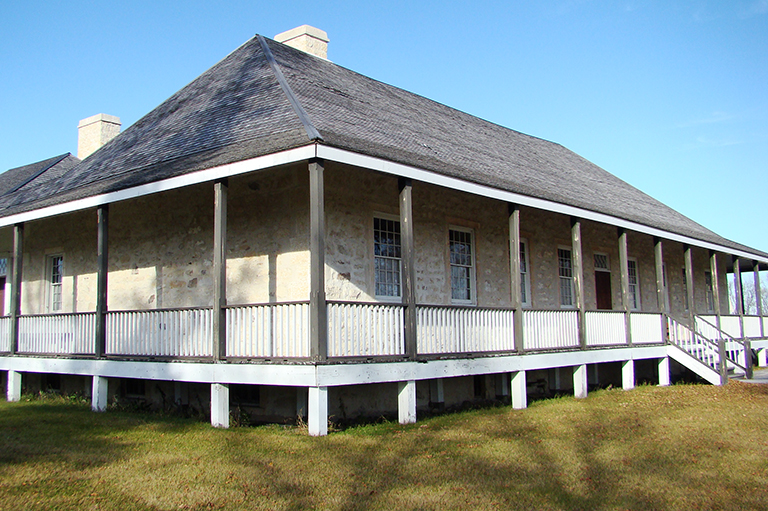 This is an image of Lower Fort Garry Historic Site in Manitoba.