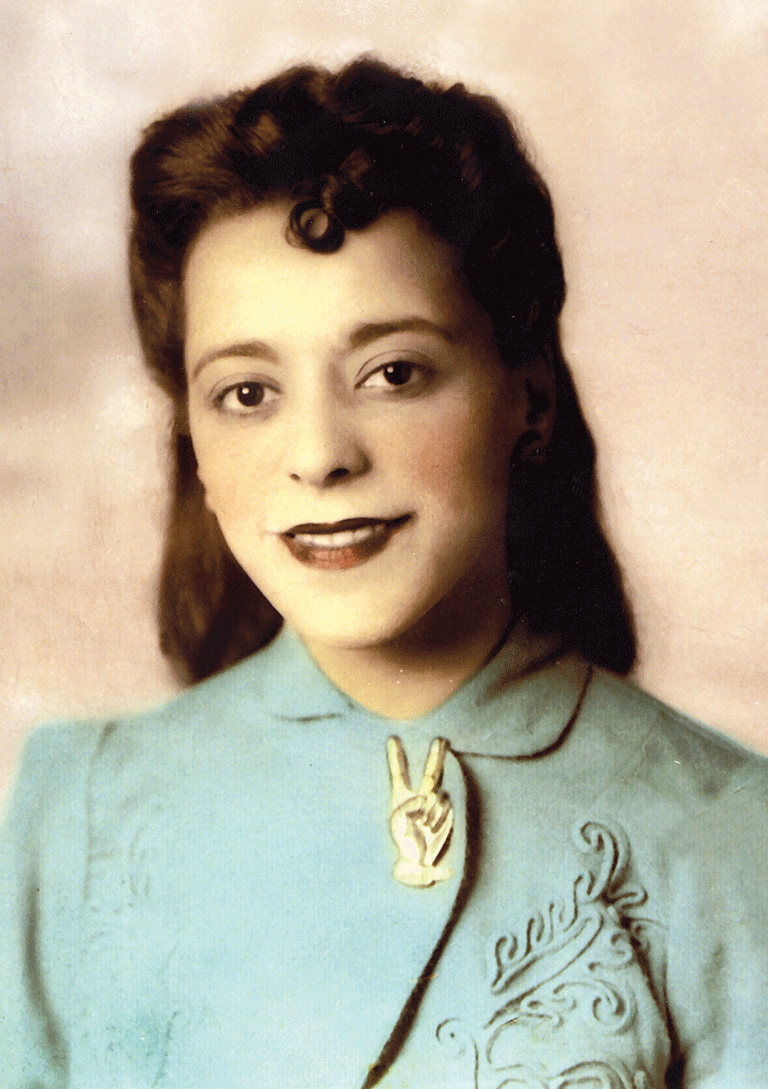 Colourized photograph