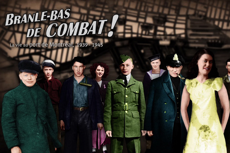 Snapshot from the multimedia project, Branle-bas de combat! created by the Montréal Science Centre
