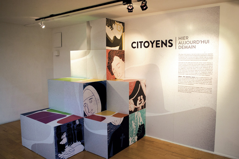 The “Citoyens” exhibition at the Écomusée du fier monde.