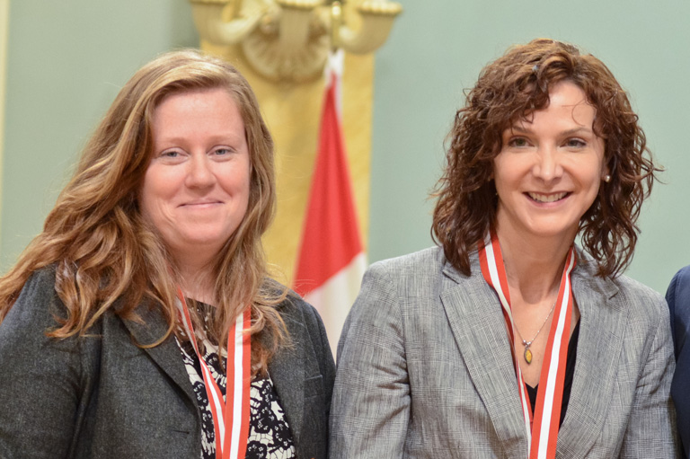 Romy Cooper and Graeme Cotton, recipients of the 2013 Governor General’s History Award for Excellence in Teaching 