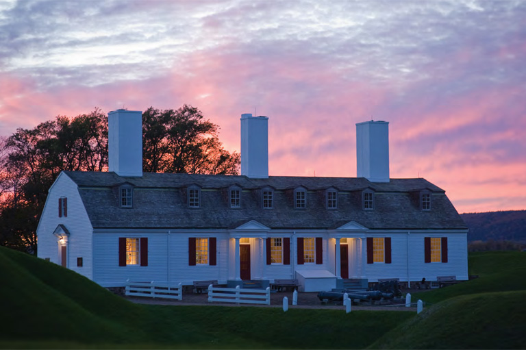 Museum at sunset.